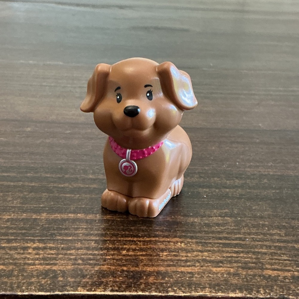 Fisher Price Little People: Rare!! Brown Dog. Barbie Collection 2023